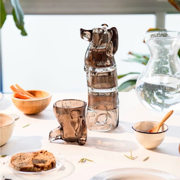 DOIY Set of 4 Stacking Dog Glasses - Brand New - Picture 2 of 7